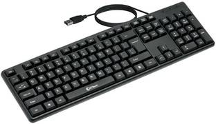 KITECH KB-011 Wired USB Standard Multi-device Keyboard Compatible with Desktop, Laptop, Mac Easy to Use,Plug and Play,Quick, Comfy Durable body