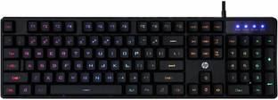 HP K300 Wired USB Standard Gaming Keyboard Compatible with Desktop, Laptop, Mac Easy to Use,Plug and Play,Quick, Comfy Durable body