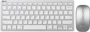 ज़ुओक Magic Pad Combo/4 Device Connectivity/Dual Mode(BT+2.4G)/Keyboard & mouse ब्लूटूथ मल्टी-डिवाइस कीबोर्ड