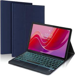 Proelite Lenovo Tab M11 11 inch, Magnetic Detachable TouchPad Built-in 7-Colors Backlit Bluetooth Standard Tablet Keyboard Compatible with Desktop, Laptop, Mac
