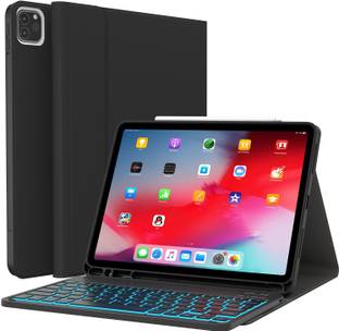 microware Backlight Keyboard with for iPad Pro 11 2020 2nd Gen, Detachable keyboard Bluetooth Handheld...