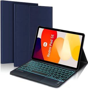 Proelite Redmi Pad SE 11 inch, Magnetic Detachable Wireless Bluetooth TouchPad Bluetooth Standard Tablet Keyboard