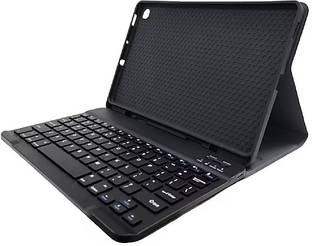 microware Wireless Bluetooth Keyboard for Sam-sung Galaxy tab S6 Lite 10.4'' SM-P610/P615 Bluetooth Handheld Tablet Keyboard