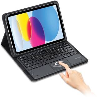Neopack Universal Keyboard Folio 10 to 11" Case With Bluetooth Standard Tablet Keyboard Compatible with Desktop, Laptop, Tablet, iPad, Mac Easy to Use,Plug and Play,Quick, Comfy Durable body