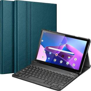 Proelite Wireless Bluetooth Keyboard flip case cover for Motorola Moto Tab G62 10.6 inch Bluetooth Standard Tablet Keyboard