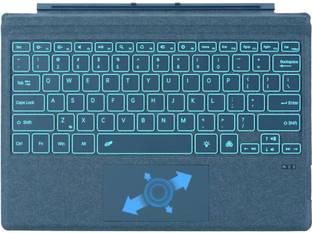 TECPHILE 1089D Keyboard for Surface Pro 7/ Pro 6/ Pro 5/ Pro 4/ Pro 3 Bluetooth Handheld Tablet Keyboard Compatible with Desktop, Laptop, Mac