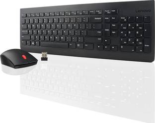 Lenovo KB MICE_BO Wireless Standard Laptop Keyboard Compatible with Desktop, Laptop, Mac stand support,multimedia_keys,GX30L66303