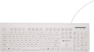 ZEBRONICS K51 (ZEB KKB2) Wired USB Standard Multi-device Keyboard Compatible with Desktop, Laptop, Mac 105 Keys, Rupee Key, 12 Multimedia Keys, Slim Design, Plug & Play