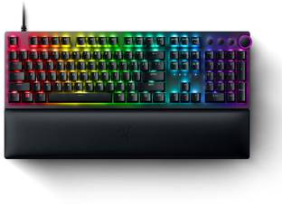 Razer Huntsman V2 Analog - Analog Optical RZ03-03610100-R3M1 Wired USB Standard Gaming Keyboard Compatible with Desktop, Laptop, Mac stand support,RZ03-03610100-R3M1