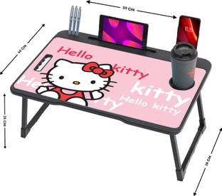 FurniGully Foldable multipurpose Table Wood Portable Laptop Table