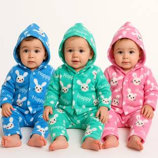 Fly Step Baby Boys & Baby Girls Casual Top Pyjama