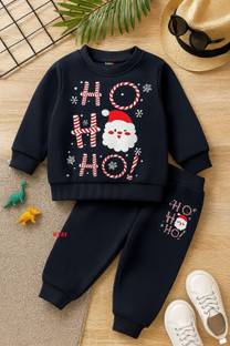 Iffat collection Baby Boys & Baby Girls Casual Sweatshirt Sweatpant