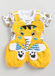 Mommy Club Baby Boys & Baby Girls Casual Dungaree Dungaree