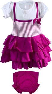 sathiyas Baby Girls Party(Festive) Top Panty
