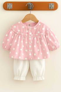 RupMilanKolkata Baby Girls Casual Shirt Trouser