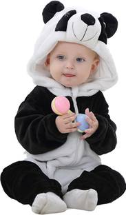BRANDONN Romper For Baby Boys & Baby Girls Casual Printed Wool Blend