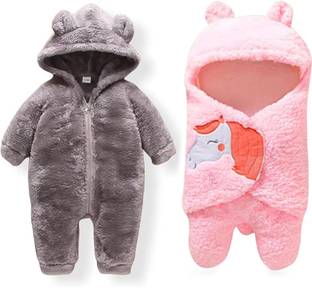 Aakriti Solid Single Crib Baby Blanket for  AC Room