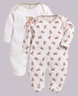 BabyGo Romper For Baby Boys & Baby Girls Casual Printed Pure Cotton