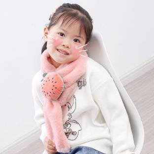 FASHIONIO Solid Kids Muffler