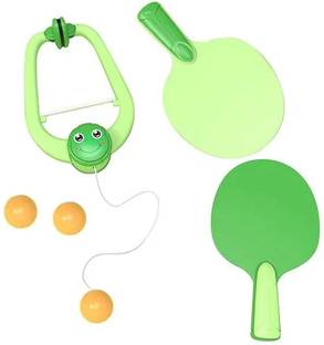 CountryLink Table Tennis Racket Set with Balls, Green, for Kids and Adult Table Tennis Kit