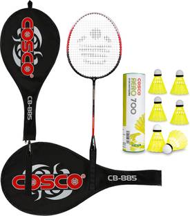 COSCO CB - 885 Badminton Racket And Aero 700 Shuttle Box Badminton Kit