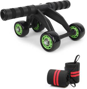 Fitness Scout Combo Ab Wheel Home Gym Exerciser (Pack of 2) Fitness Accessory Kit Kit