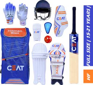 HF HITMAN Rohit Sharma Full Size ( Ideal For 15-21 Years ) Complete Cricket Kit