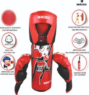 HouseOfCommon Kid Boxing Set - Punching Bag/ Head Guard/ Gloves Hanging Bag