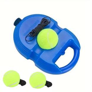 WOPPCART Trainer Rebound Ball Solo Training Tennis Kit With Extra 2 Ball (MULTI COLOUR) Tennis Kit