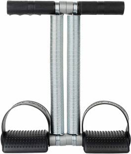 Growskv Double Spring Tummy Trimmer PRO Waist Abs Exerciser Body Toner (Black) Fitness Accessory Kit Kit