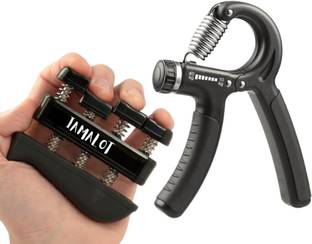 इमालोट Fitness Combo (Pack of 2) Adjustable Counter Hand Grip With Finger Exercisers फिटनेस एक्सेसरी किट किट