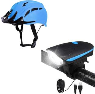 Zordik 2-in-1 Rechargeable Light for bicycle with Horn | Led Lights for bicycle, bike Cycling Kit