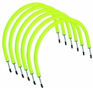 FITFIX C-Shape Football Passing Arc (12 inch x 15 inch) Football Spike Set of 5pcs Football Kit