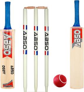 abso Cricket Set, Cricket Bat Size 6, Age Group 13-14 years, 3 Stumps Wicket, 1 Ball Cricket Kit