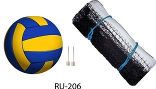 zxxxt Classic Volleyball With 2 Needle and Net Nylon DP-206 Volleyball - Size: 4