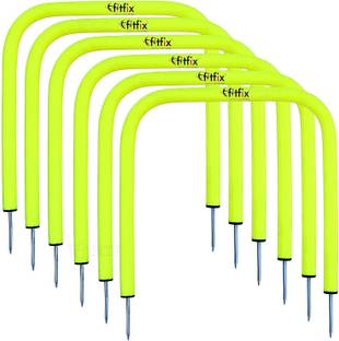 FITFIX SportsAgilityTrainingPassingArcs for Soccer Speed Training Set of 5 (Fluorescent Football Kit