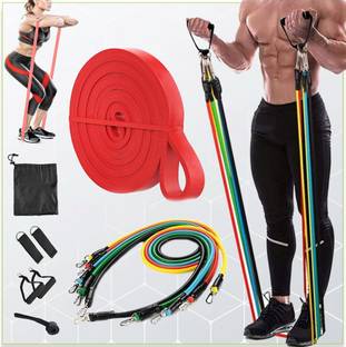 Manogyam Combo Of Power Band & Wrist Support For GYM And Home WorkOut Fitness Accessory Kit Kit
