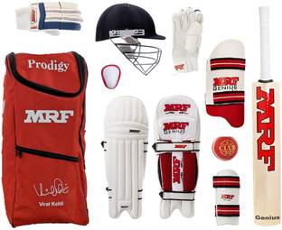 HF MRF GRAND EDITION PRO Set of 5 No ( Ideal For 10-12 Years ) Complete Cricket Kit