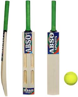 abso Youth Wooden Cricket Bat and Ball with 4 SCOOP Design Size 2 ("Ages 4-5 years)" Cricket Kit