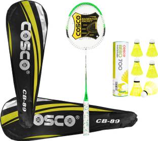 COSCO CB - 89 Badminton Racket And Aero 700 Shuttle Box Badminton Kit