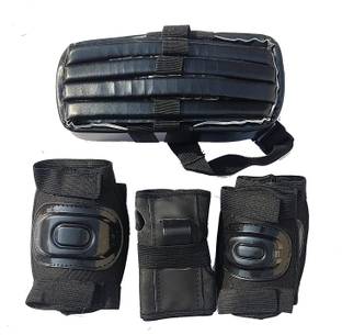 fkhbags Skating Protection Kit, Helmet, Elbow Guard ,Knee Guard ,Hand Guard Skating Kit Cycling Kit
