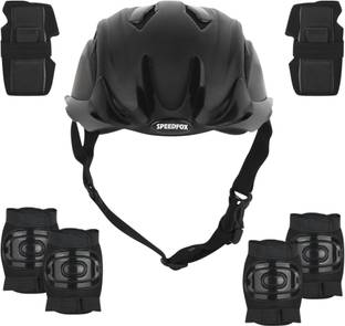 SPEEDFOX safety cycling kit for kids– Helmet, Knee Pads, Elbow Pads & Wrist Guards Cycling Kit