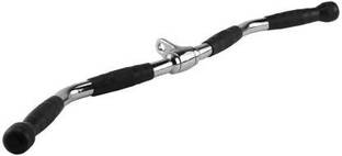 M A sports EZ Curl Bar Cable Attachment (27 Inch): Biceps & Triceps Gym Rod Multi-training Bar
