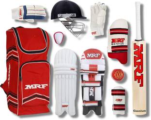 HRSGS SPORTS MRF Grand Edition (Genius) VK-18 Virat Kolhi Complete Cricket Kit