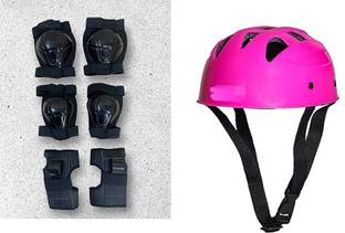 prikli Multi sports Guard Kit Cycling Protection Set 7 in 1 Medium SIZE 11-15YEAR Kit Skating Kit