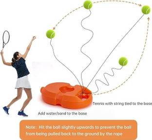 TRENDINGKITCHEN Tennis Trainer Rebound Ball (no racket included) Cricket Trainer Rebound ball Cricket Training Ball
