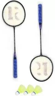 Forgesy BADMINTON SET AND SHUTTLE COCK 3_PC Branded Badminton Kit