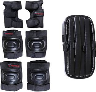 VAMOS Protection helmet with knee, elbow & wrist guard for 6-15yrs Kids Skating Kit