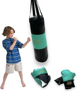 AXG NEW GOAL Premium Quality and Attractive Coloured kit for kids (Age 4 to 9 yrs) Boxing Kit