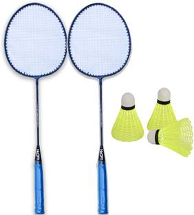 LYCAN Double Shaft Double Wiring Soft Grip Badminton Kit